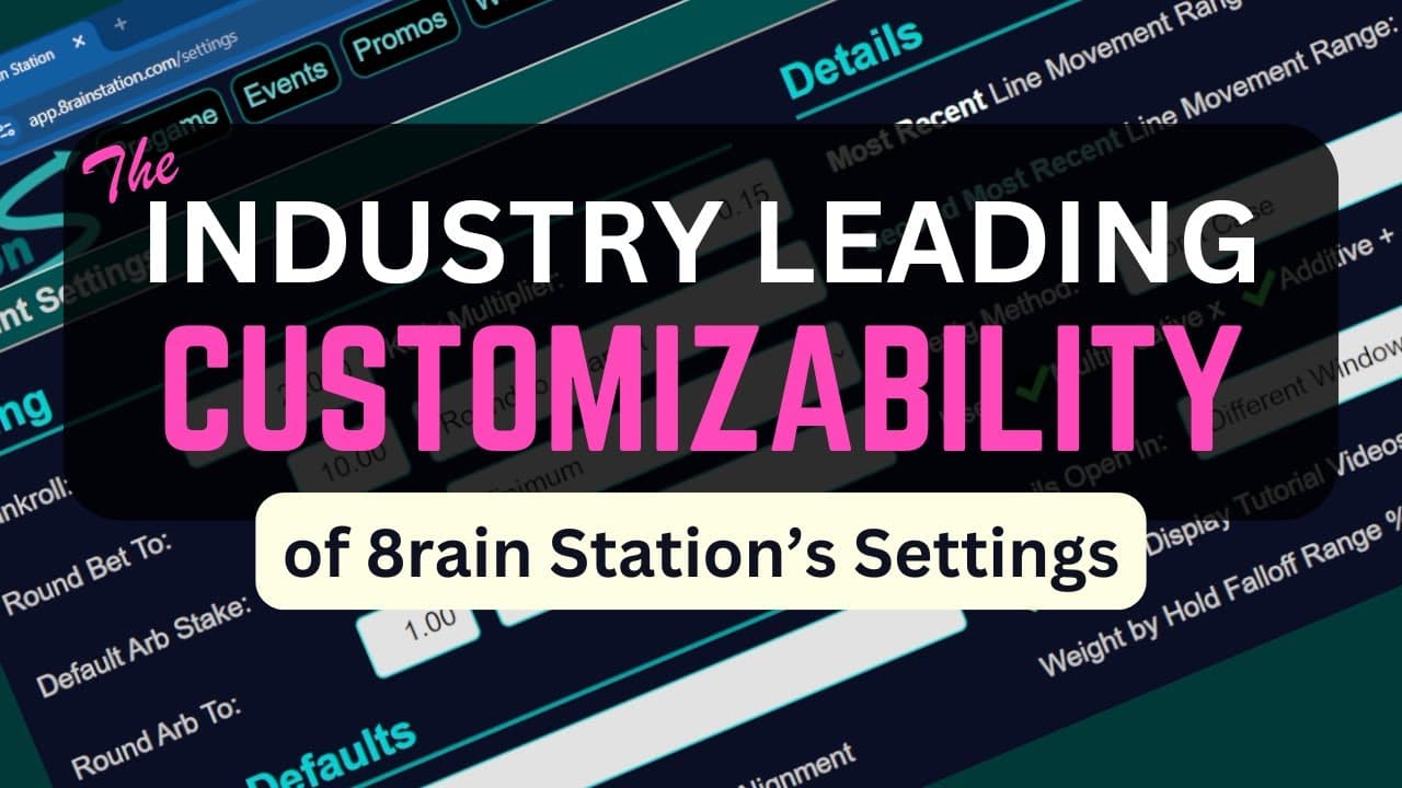 The Industry Leading Customizability of 8rain Station's Settings