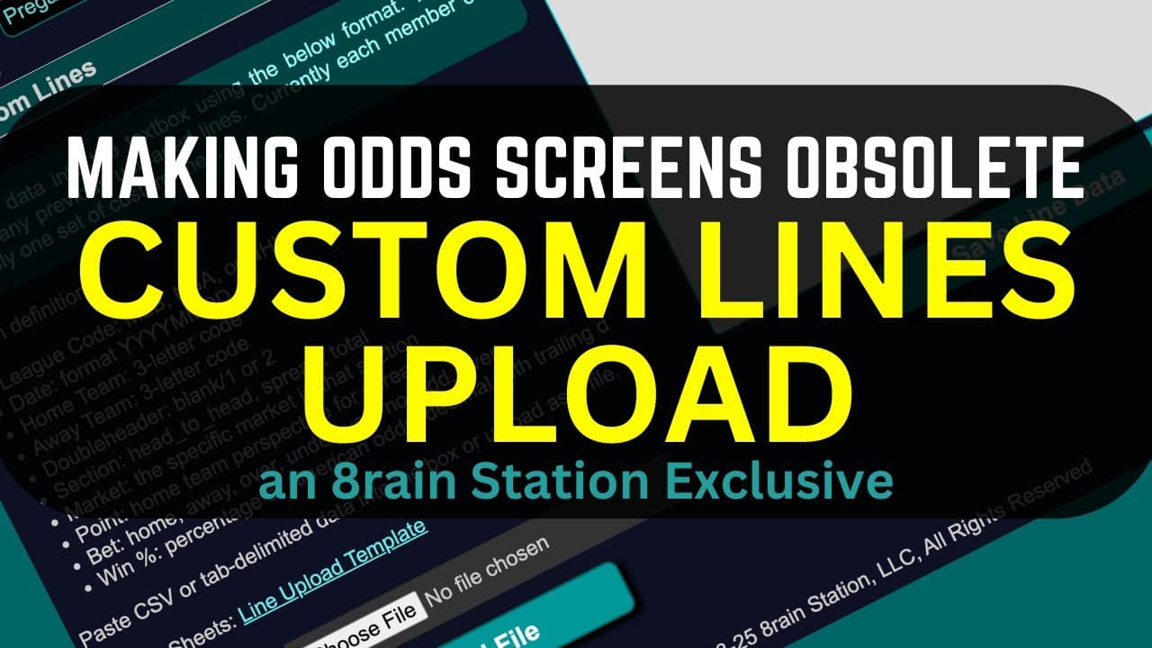 Making Odds Screens Obsolete with Custom Lines Upload