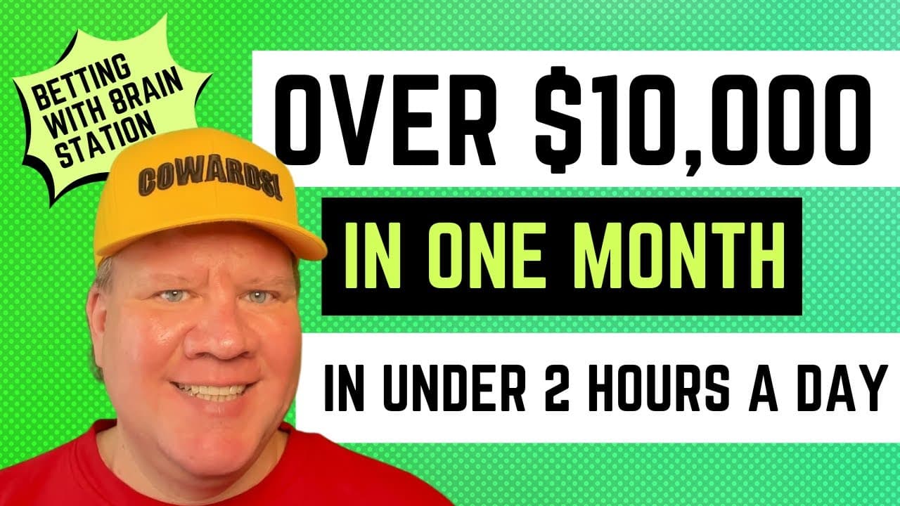 OVER $10,000 in One Month in Under 2 Hours a Day Betting with 8rain Station!